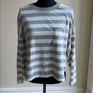 NWT Michael Stars Long Sleeve Striped T